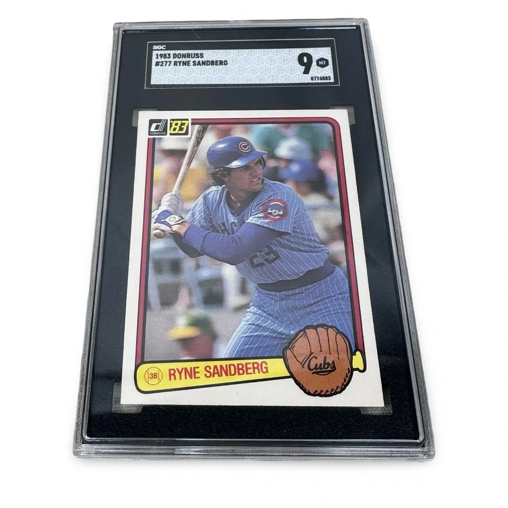 1983 Donruss Ryne Sandberg #277 Chicago Cubs SGC 9 Mint Baseball Rookie Era Card